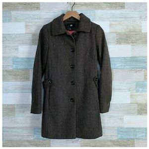 H&M Herringbone Coat